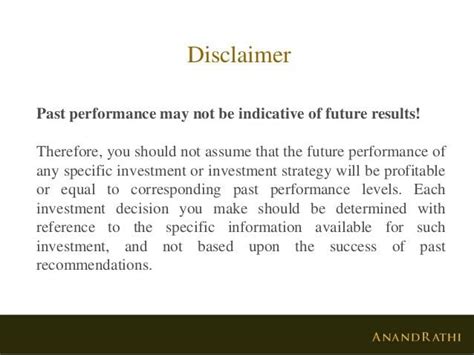investment disclaimer past performance|disclaimer for investment advice.